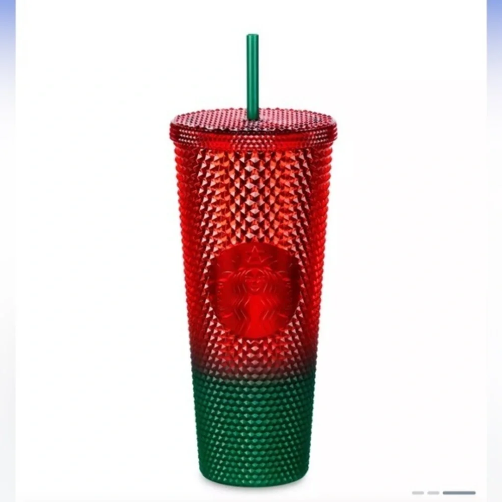 NIB Starbucks Mickey Mouse Christmas Walt Disney World tumbler‎ cold cup 24 oz